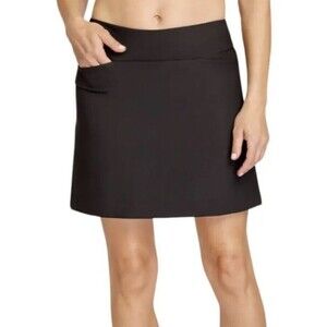 Tail Women’s sz 16 Skort Tennis Pickleball Sports Black Short Stretch Skirt